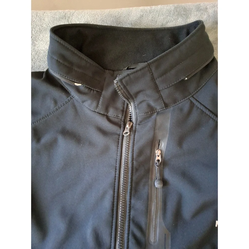 The North Face Summit Series Softshell Jacket Mens XXL Black Full Zip Coat